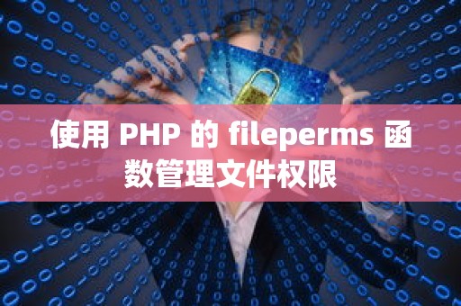 使用 PHP 的 fileperms 函数管理文件权限