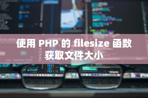 使用 PHP 的 filesize 函数获取文件大小